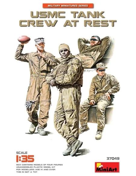 USMC Tank Crew at Rest, 1/35 - MiniArt 37049