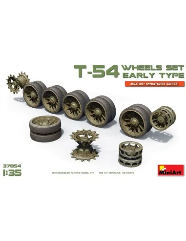 T-54 Wheels Set. Early Type, 1/35 - MiniArt 37054