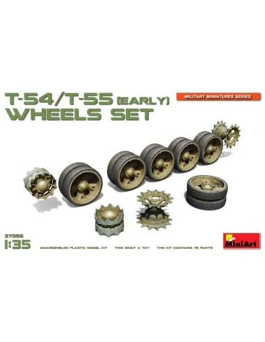 T-54/T-55(Early) Wheels Set, 1/35 - MiniArt 37056