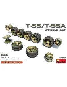 T-55/T-55A Wheels Set, 1/35 - MiniArt 37058