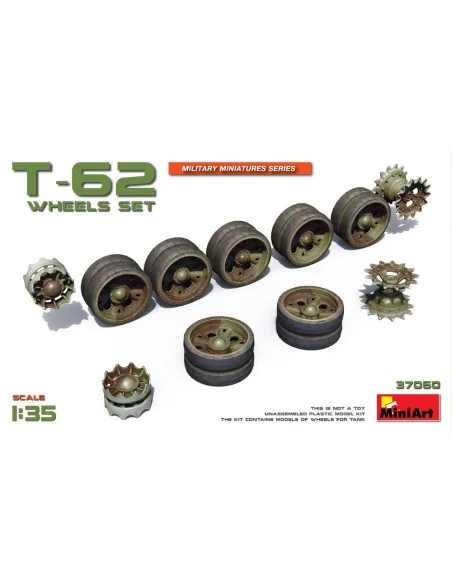 T-62 Wheels Set, 1/35 - MiniArt 37060