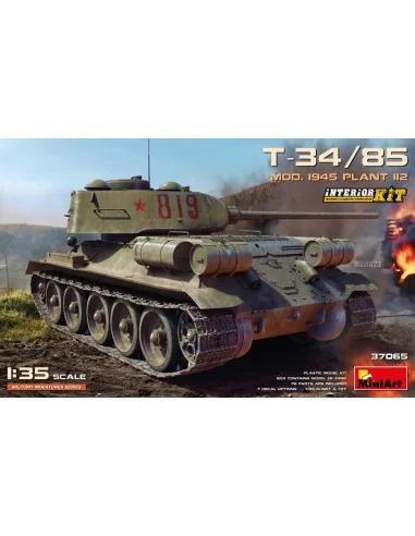 T-34-85 Mod. 1945. Plant 112. Interior Kit, 1/35 - MiniArt 37065