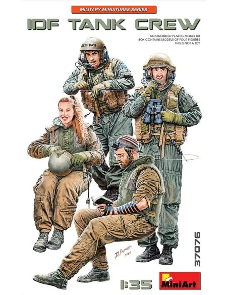 IDF Tank Crew, 1/35 - MiniArt 37076