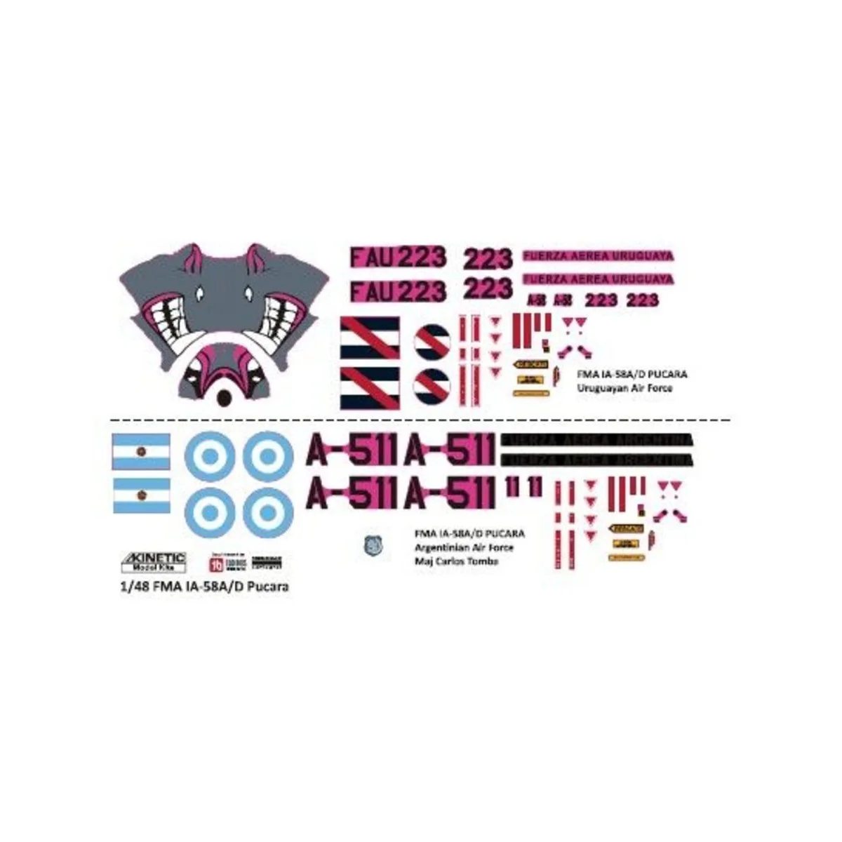 IA-58 Pucara, 1/48 - KINETIC K48078
