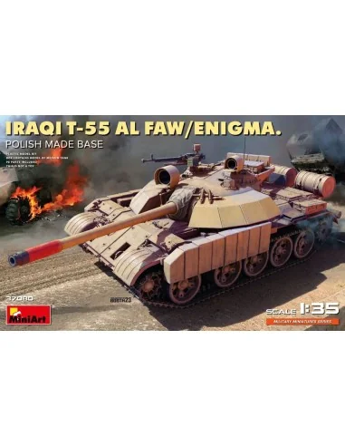 Iraqi T-55 Al Faw/Enigma. Polish Made Base, 1/35 - MiniArt 37080