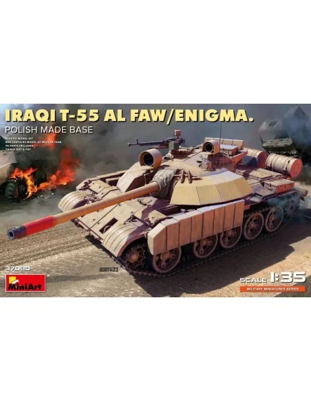 Iraqi T-55 Al Faw/Enigma. Polish Made Base, 1/35 - MiniArt 37080