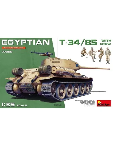 Egyptian T-34/85 w/crew, 1/35 - MiniArt 37098
