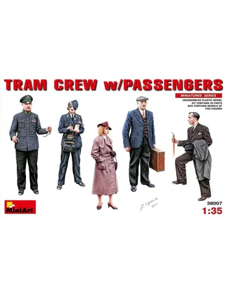 Tram Crew with Passengers, 1/35 - MiniArt 38007