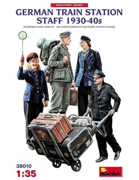 German Train Station Staff 1930-40s, 1/35 - MiniArt 38010