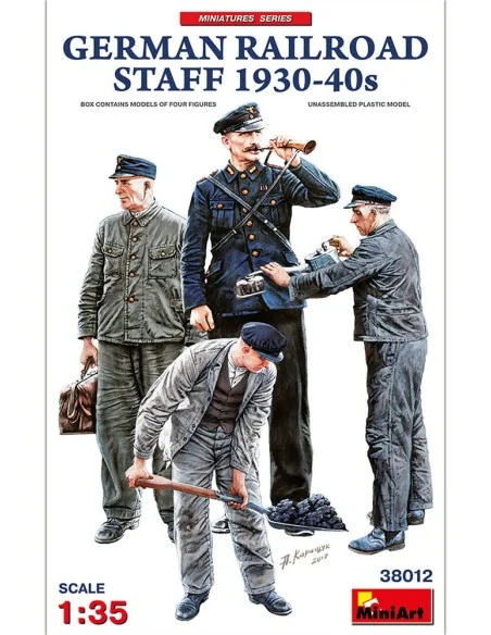 German Railroad Staff 1930-40s, 1/35 - MiniArt 38012
