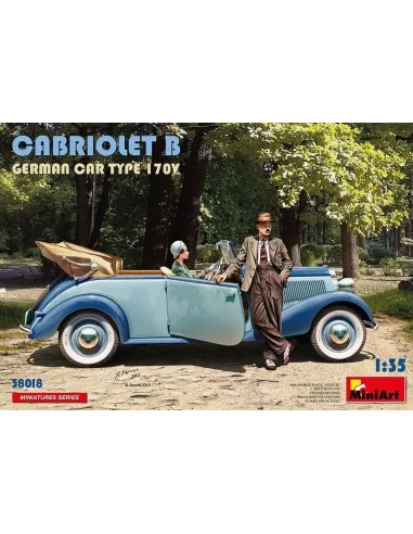 Cabriolet B German Car Type 170V, 1/35 - MiniArt 38018