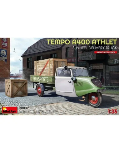 Tempo A400 Athlet 3-Wheel Delivery Truck, 1/35 - MiniArt 38032