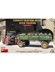 German Tractor D8506 with Trailer, 1/35 - MiniArt 38038