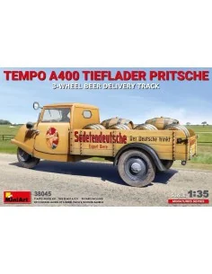 Tempo A400 Tieflader Pritsche 3-Wheel Beer Delivery Truck, 1/35 - M...