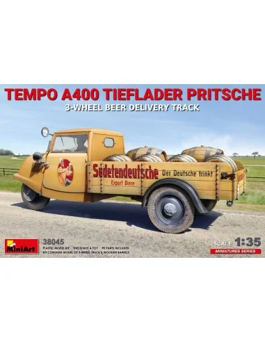 Tempo A400 Tieflader Pritsche 3-Wheel Beer Delivery Truck, 1/35 - M...