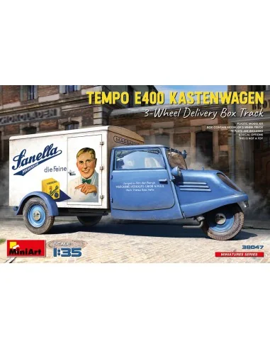 [NO_DESC] Tempo E400 Kastenwagen 3-Wheel Delivery Box Track, 1/35 -...