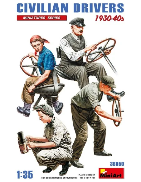 Civilian Drivers 1930-40s, 1/35 - MiniArt 38050