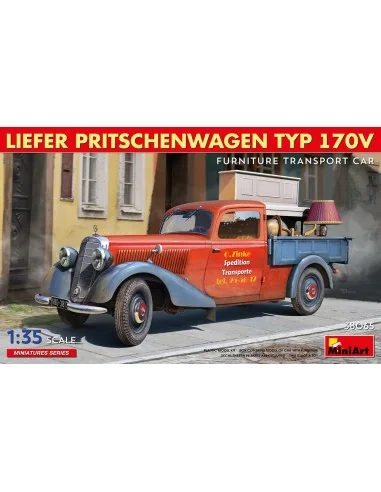 Liefer Pritschenwagen Typ 170V Furniture Transport Car, 1/35 - Mini...