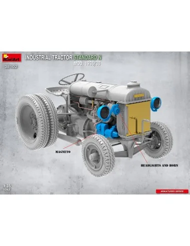Industrial Tractor Standard N Mod. 1936/38, 1/35 - MiniArt 38102