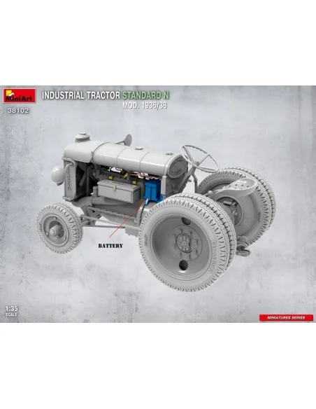 Industrial Tractor Standard N Mod. 1936/38, 1/35 - MiniArt 38102
