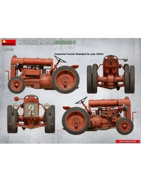 Industrial Tractor Standard N Mod. 1936/38, 1/35 - MiniArt 38102