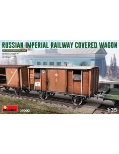 [NO_DESC] Russian Imperial Railway Covered Wagon, 1/35 - MiniArt 39002