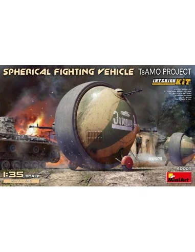 Spherical Fighting Vehicle (TsAMO Project).Interior Kit, 1/35 - Min...