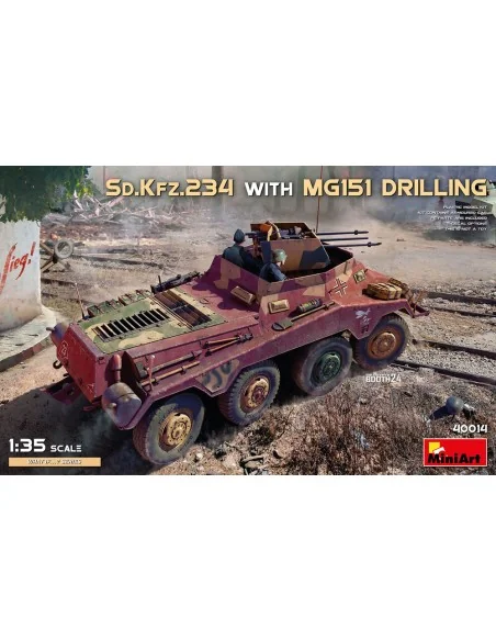 Sd.Kfz.234 with MG151 Drilling, 1/35 - MiniArt 40014