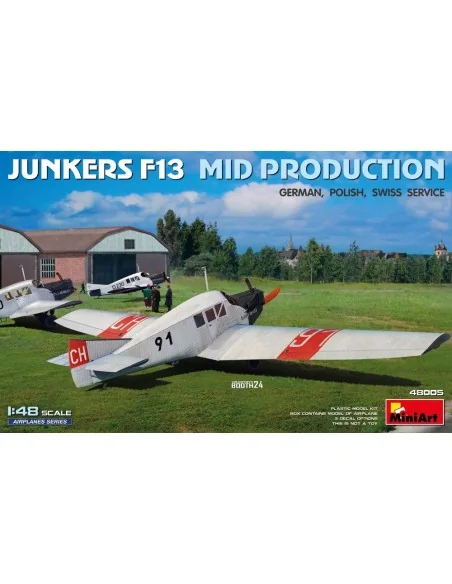 [NO_DESC] Junkers F13. Mid Prod. German, Polish, Swiss Service, 1/4...