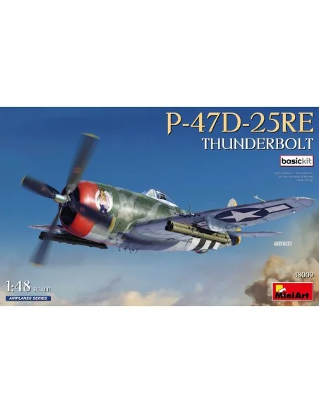 P-47D-25RE Thunderbolt. Basic Kit, 1/48 - MiniArt 48009