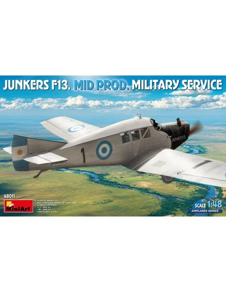 Junkers F13. Mid Prod. Military Service, 1/48 - MiniArt 48011