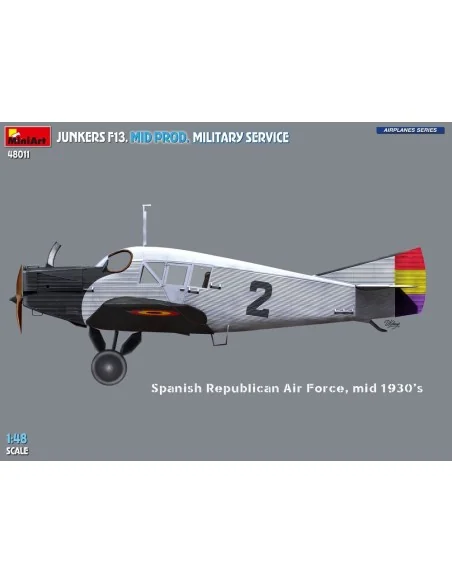 Junkers F13. Mid Prod. Military Service, 1/48 - MiniArt 48011