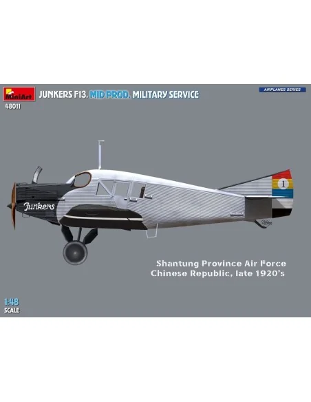 Junkers F13. Mid Prod. Military Service, 1/48 - MiniArt 48011