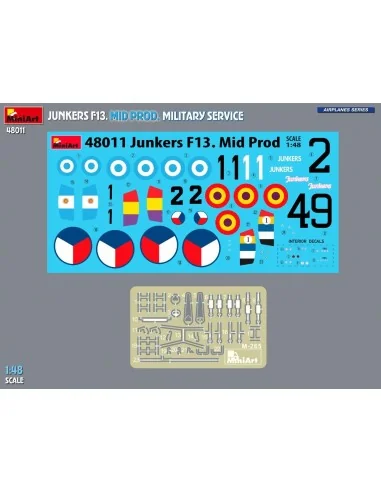 Junkers F13. Mid Prod. Military Service, 1/48 - MiniArt 48011