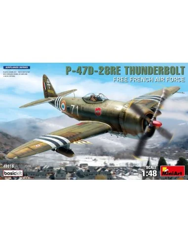 P-47D-28RE Thunderbolt. Free French Air Force. Basic Kit, 1/48 - Mi...