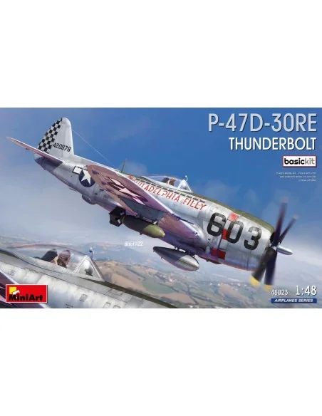 P-47D-30RE Thunderbolt. Basic Kit, 1/48 - MiniArt 48023