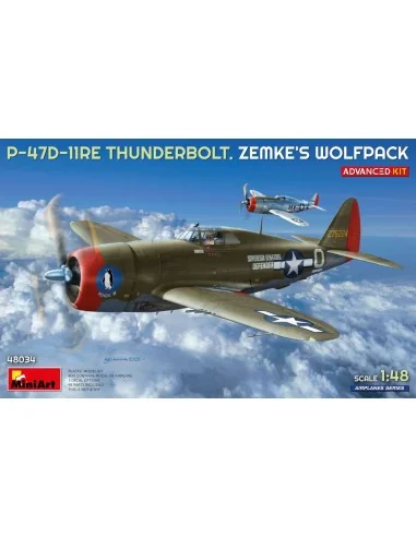 P-47D-11RE Thunderbolt. Zemke's Wolfpack. Advanced Kit, 1/48 - Mini...