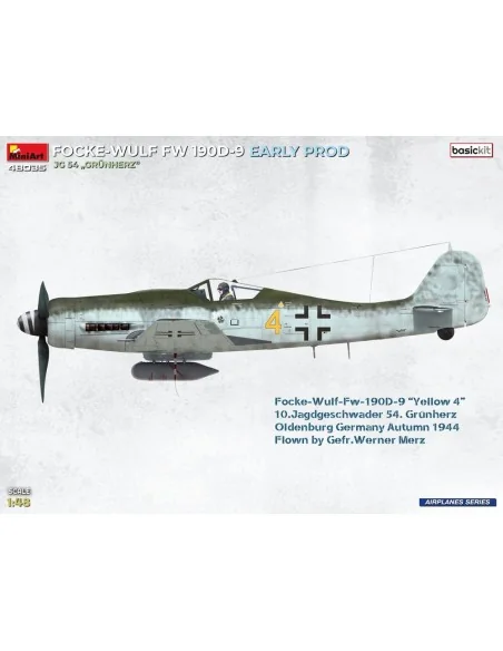 Focke-Wulf Fw 190D-9 Early Prod. JG 54 Grünherz Basic Kit., 1/48 - ...