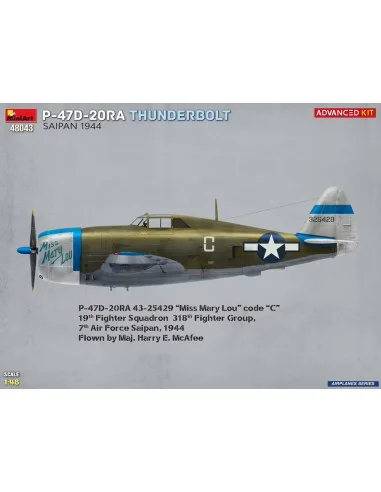 P-47D-20RA Thunderbolt. Saipan, 1944. Advanced Kit, 1/48 - MiniArt ...