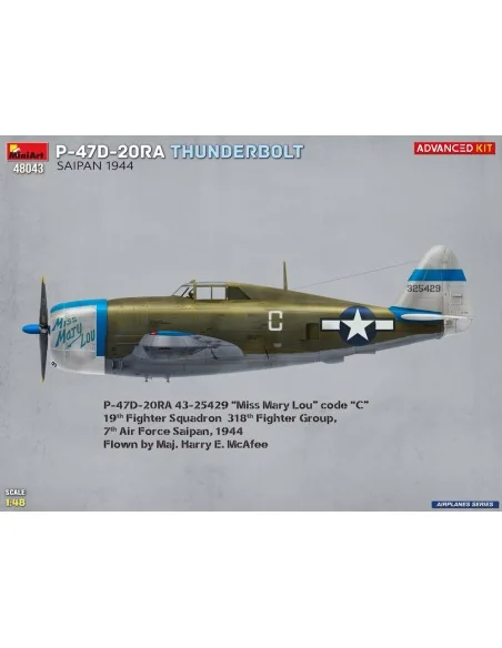 P-47D-20RA Thunderbolt. Saipan, 1944. Advanced Kit, 1/48 - MiniArt ...