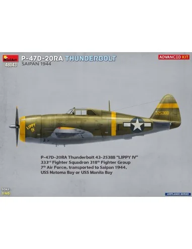 P-47D-20RA Thunderbolt. Saipan, 1944. Advanced Kit, 1/48 - MiniArt ...
