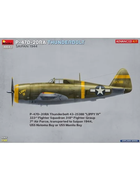 P-47D-20RA Thunderbolt. Saipan, 1944. Advanced Kit, 1/48 - MiniArt ...