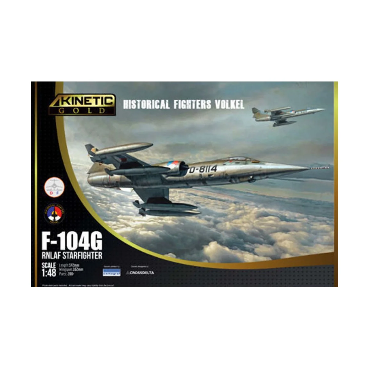 F-104G RNLAF Starfighter NETHERLAND, 1/48 - KINETIC K48090