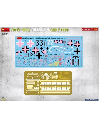 Focke-Wulf Fw 190D-9 Early Prod. Advanced Kit, 1/48 - MiniArt 48044