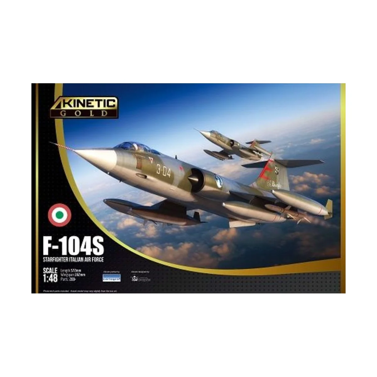 F-104G/S ASA/M Starfighter Italian Air Force - KINETIC K48093