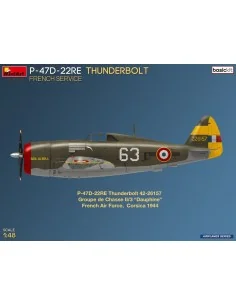 P-47D-22RE Thunderbolt. French Service. Basic Kit, 1/48 - MiniArt 4... 2