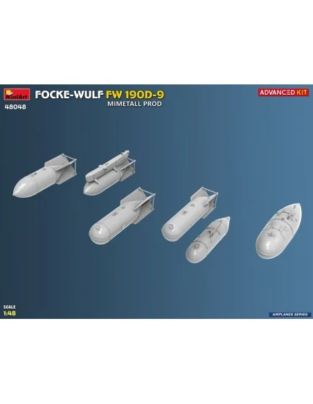 Focke-Wulf Fw 190D-9. Mimetall Prod. Advanced Kit, 1/48 - MiniArt 4...