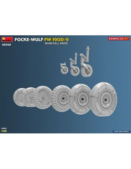 Focke-Wulf Fw 190D-9. Mimetall Prod. Advanced Kit, 1/48 - MiniArt 4...