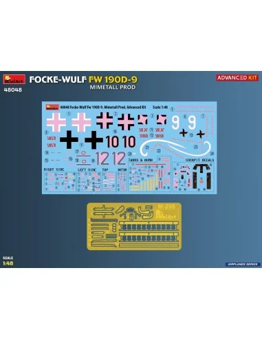 Focke-Wulf Fw 190D-9. Mimetall Prod. Advanced Kit, 1/48 - MiniArt 4...