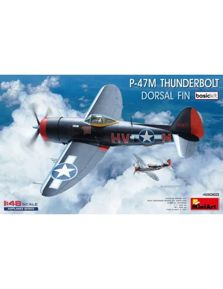 P-47M Thunderbolt. Dorsal Fin. Basic Kit, 1/48 - MiniArt 48060